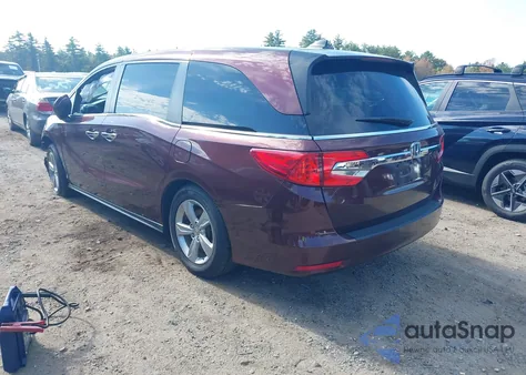 2019 Honda Odyssey Ex-L из США, поврежденный, VIN 5FNRL6H78KB009259